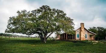 Barndominium located in the Texas countryside