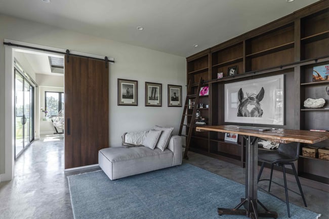 Comfortable and Inspiring Office Area in Central TX Home  by J. Bryant Boyd