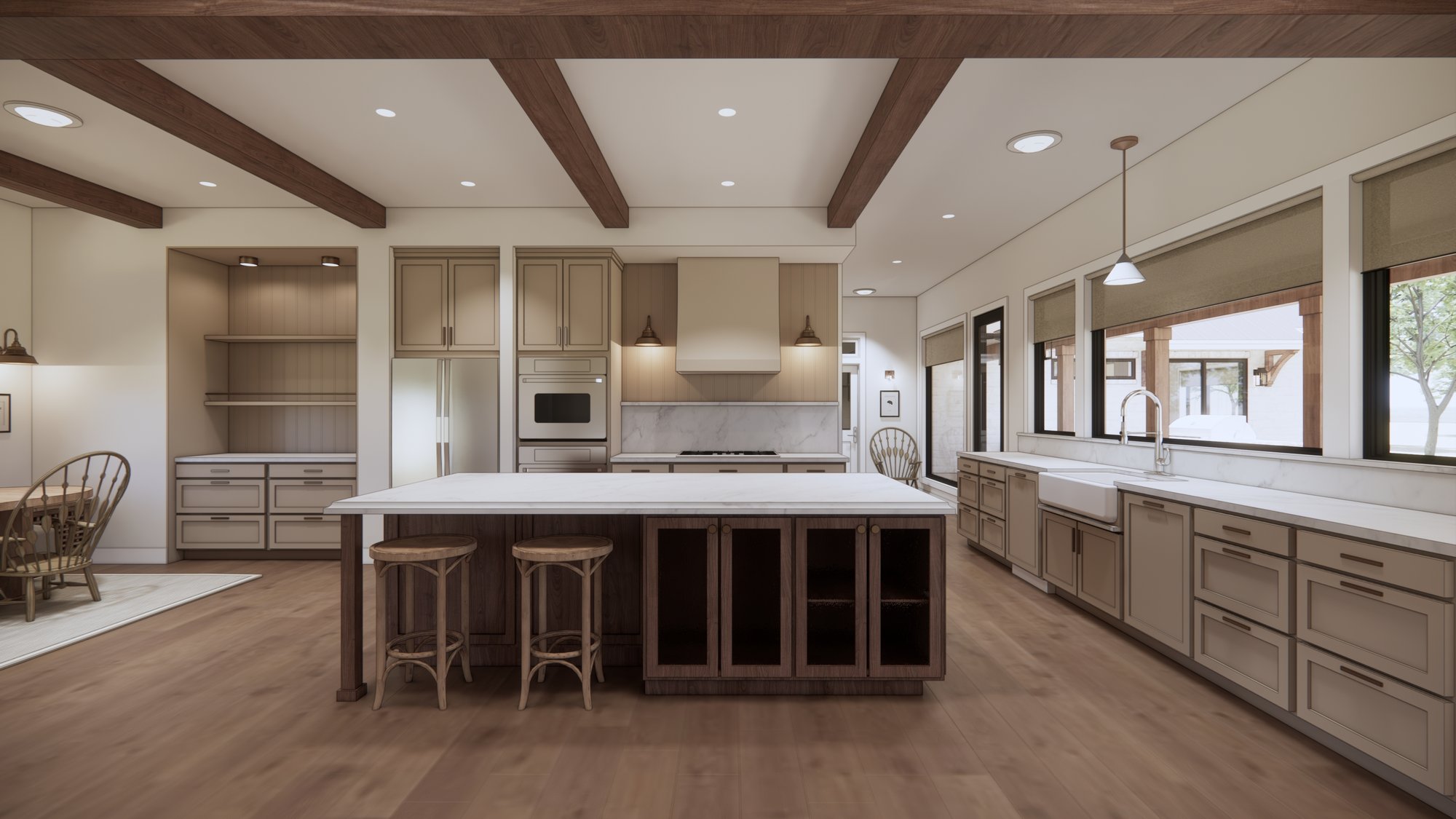 Kitchen Appliance Wall
