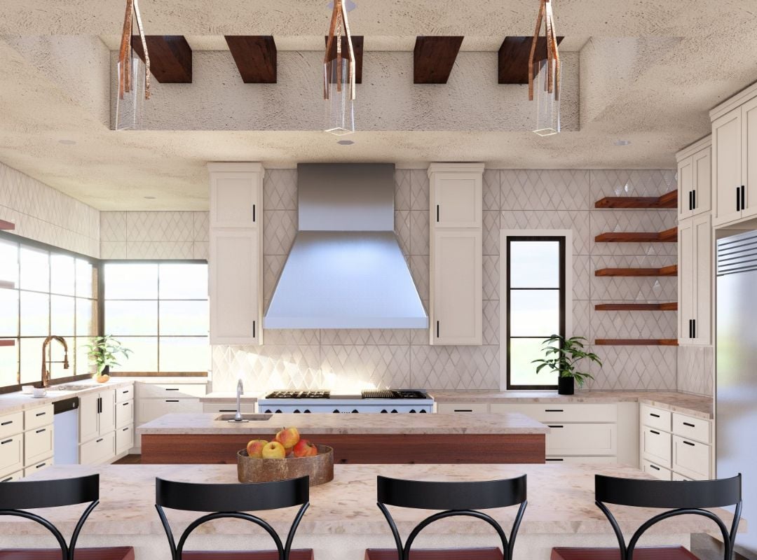 Kitchen in Texas lakefront home | J Bryant Boyd