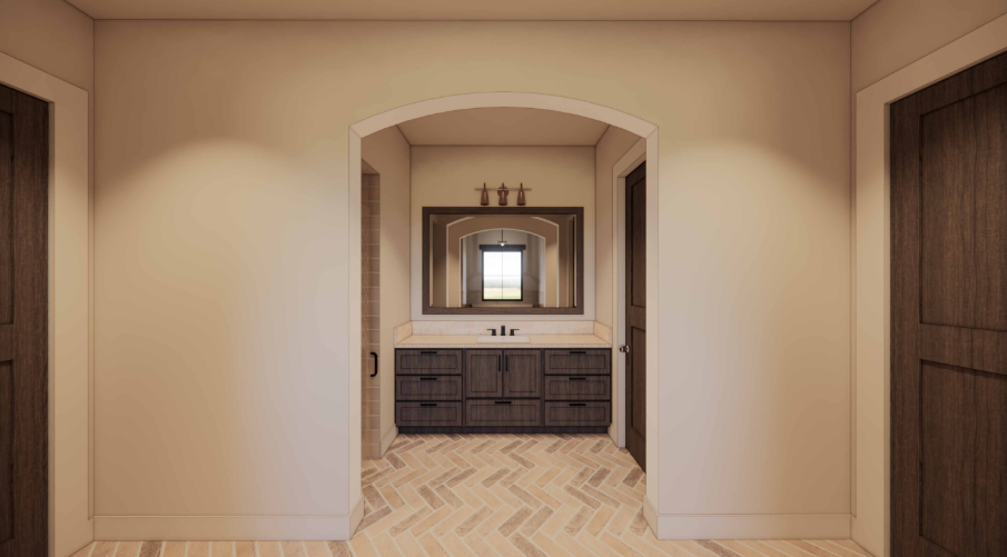 custom flooring in modern home rendering custom flooring in modern home rendering